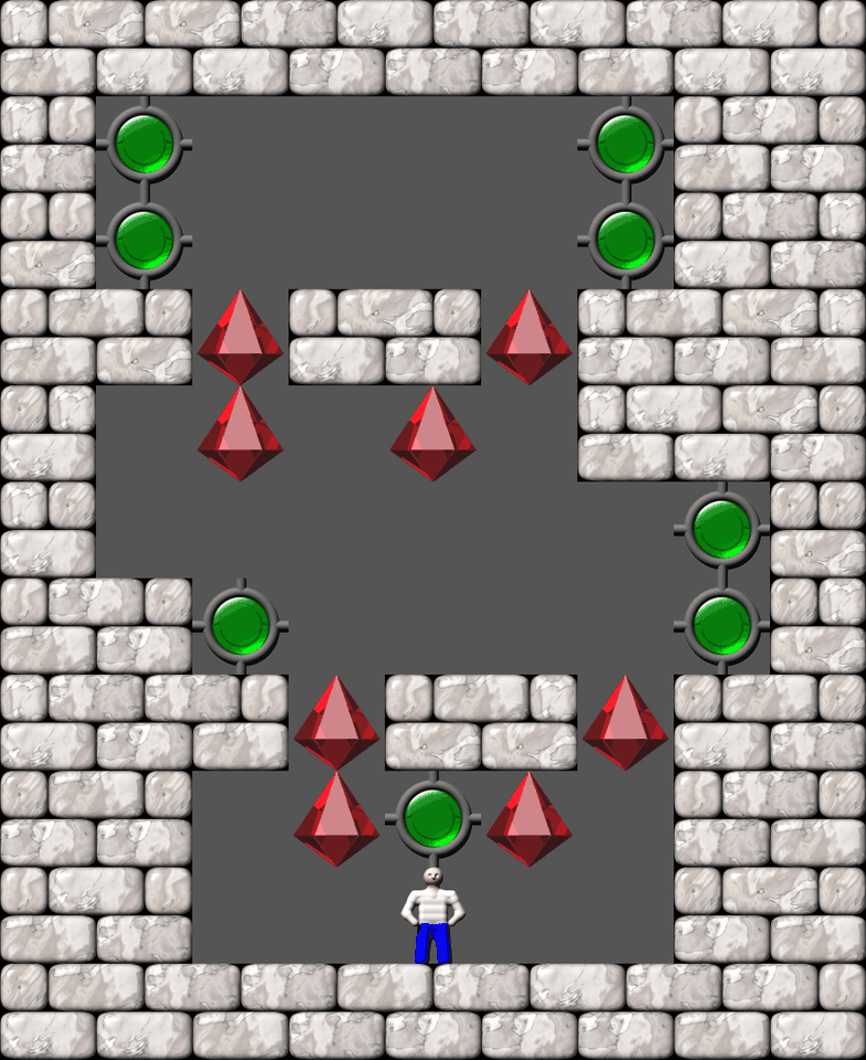 Сокобан More Bugs collections уровень 658